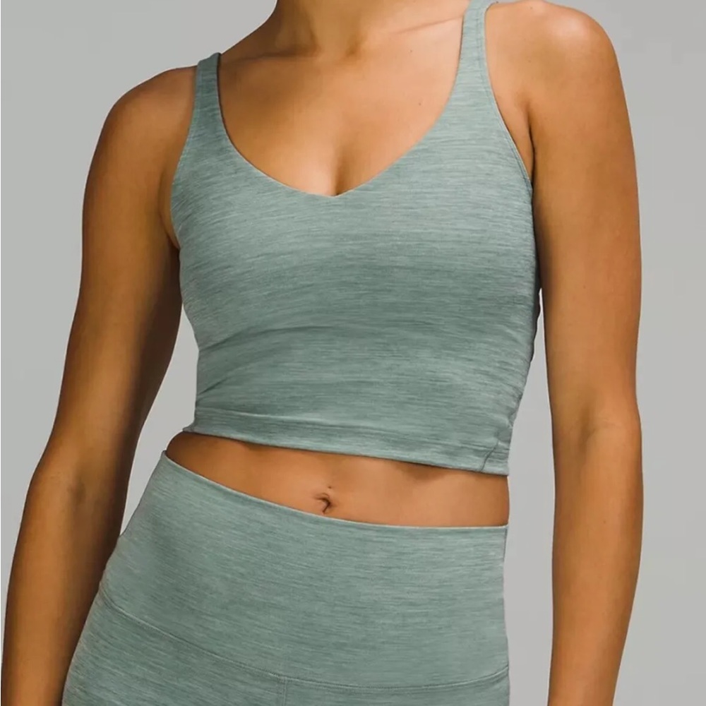 Lululemon Align Tank Heathered Tidewater Teal Size 4